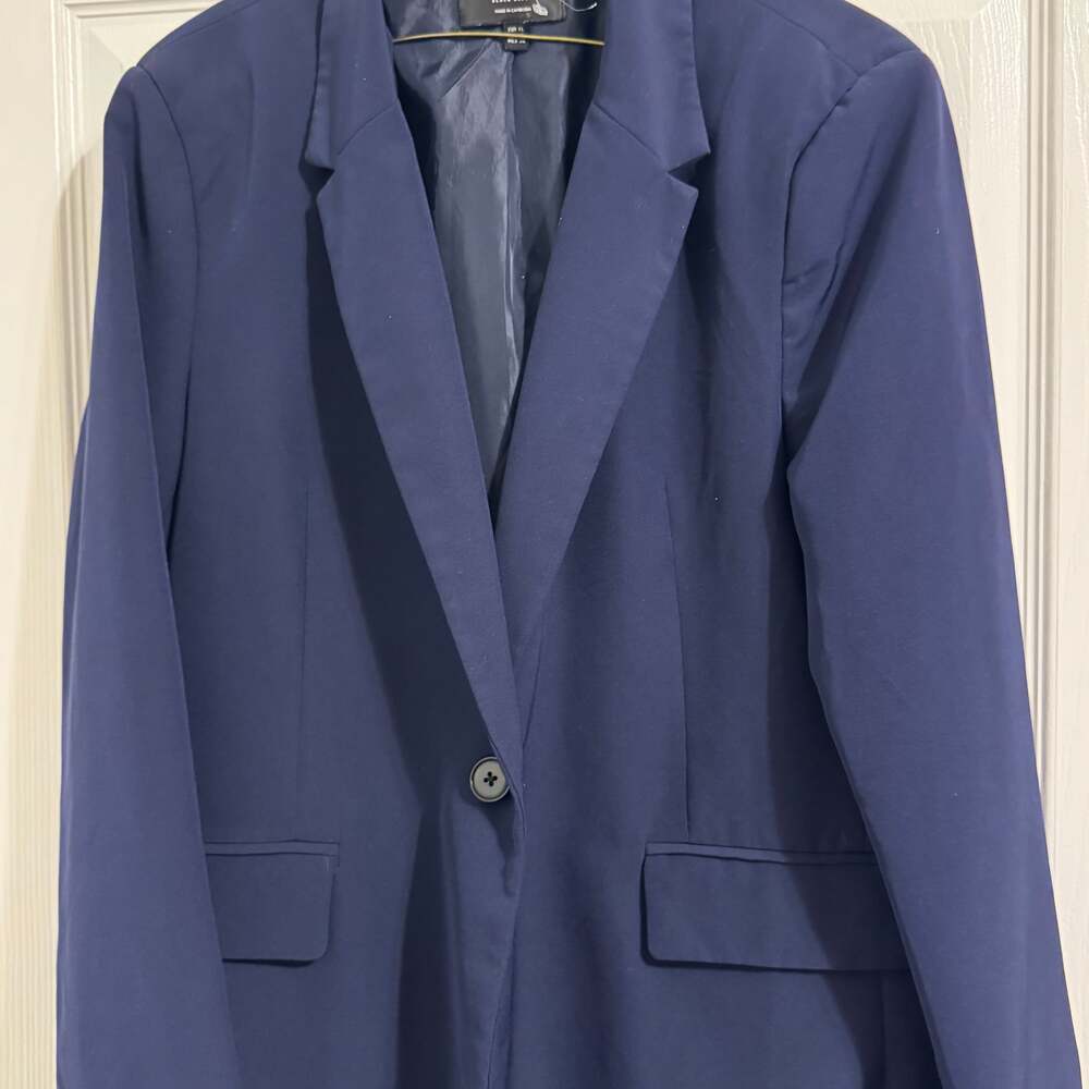 LOVE For HUMANITY Black Label JUNIORS SIZE S NAVY Blazer